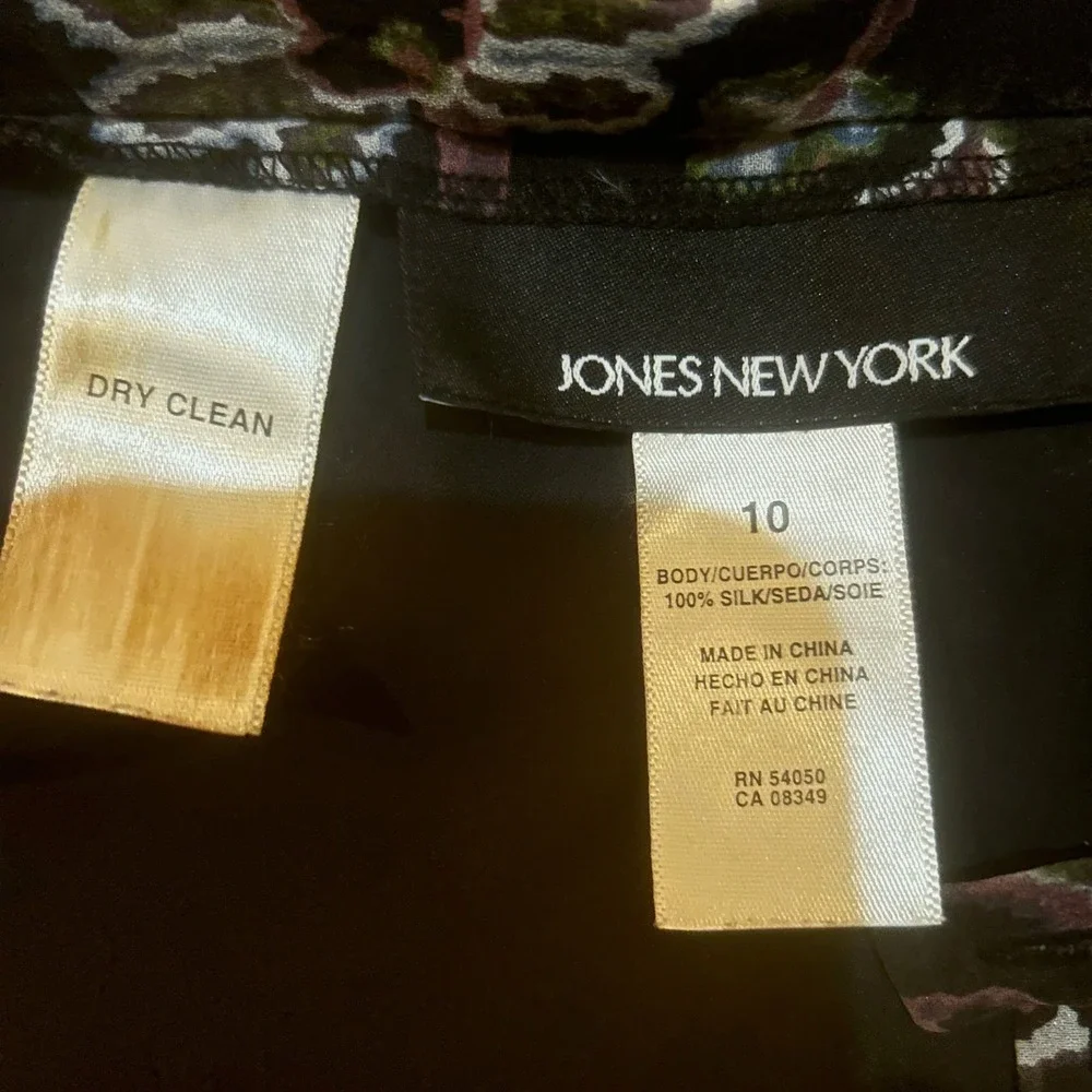 Jones New‎ York Skirt Size 10 Brown Floral Preppy Career